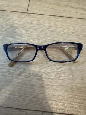 KAY UNGER EYEGLASSES FRAME K182 BLUE 52-16-135-30